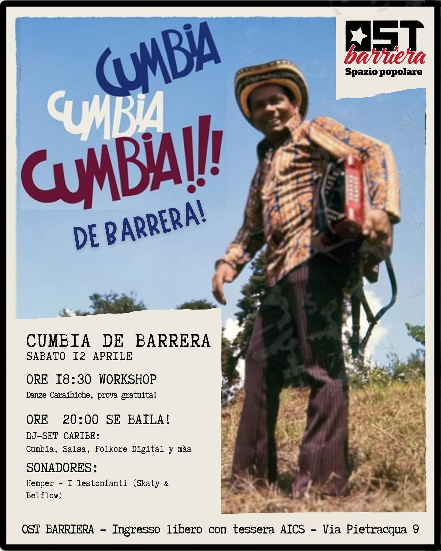 danze: GLOBALBEATS, Cumbia de Barrera