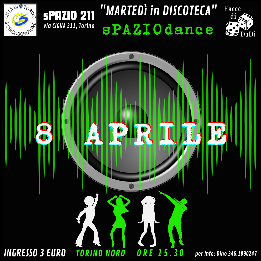 MARTEDI' in DISCOTECA di aprile - sPAZIOdance