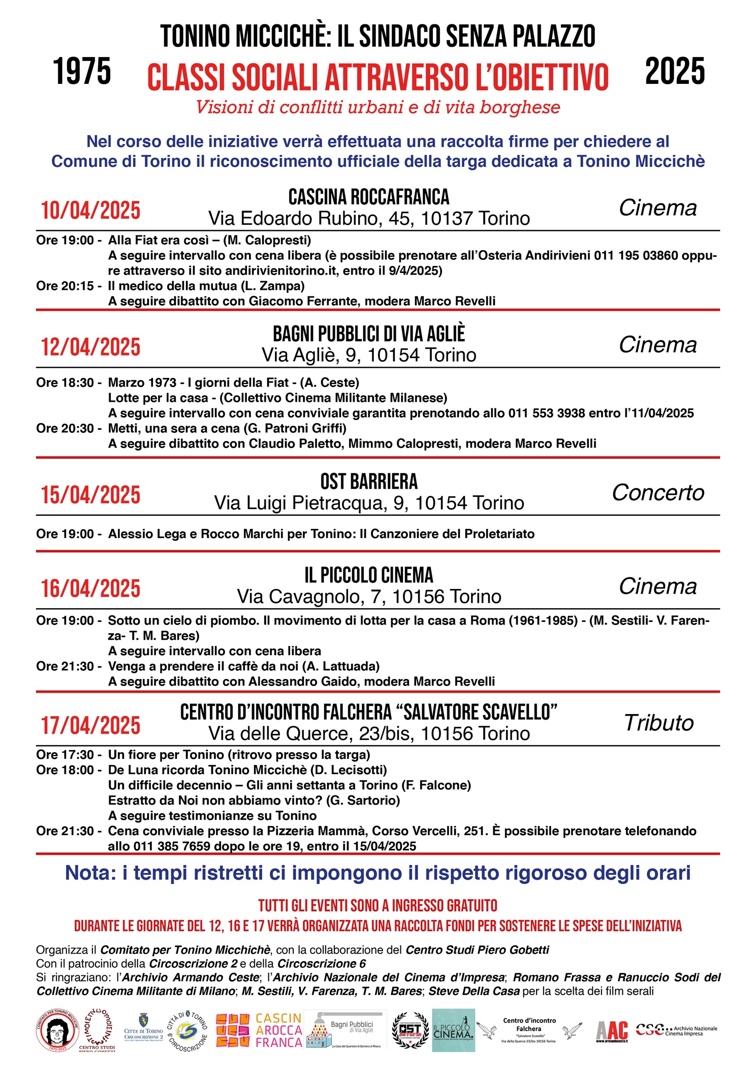 Festival Tonino Miccichè il sindaco senza palazzo