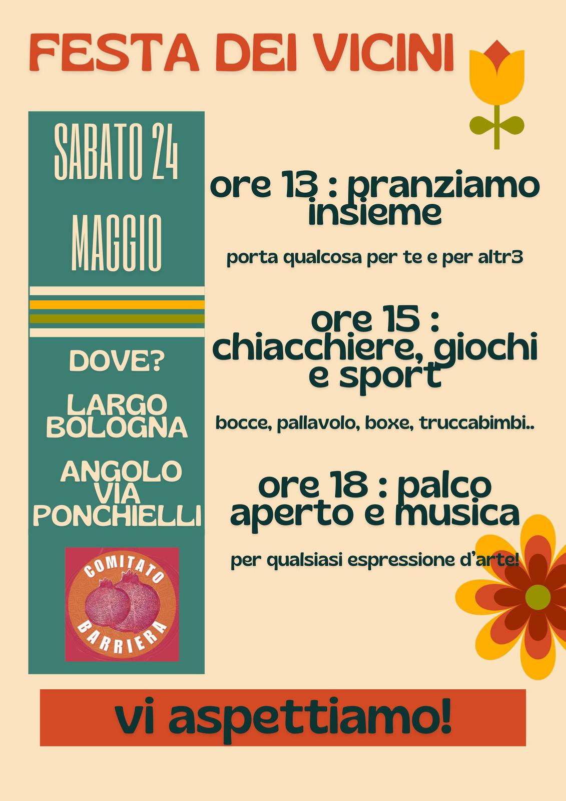 Festa dei Vicini con il Comitato di Barriera