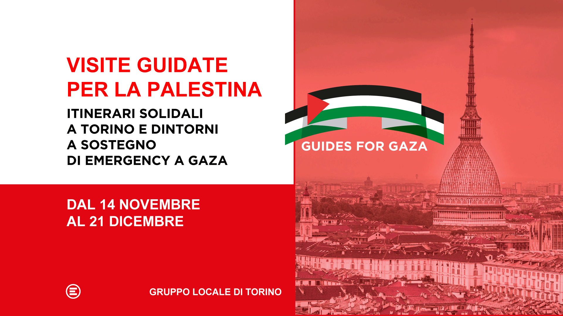 Guide per Gaza: itinerari guidati in Barriera di Milano e in Torino per Emergency