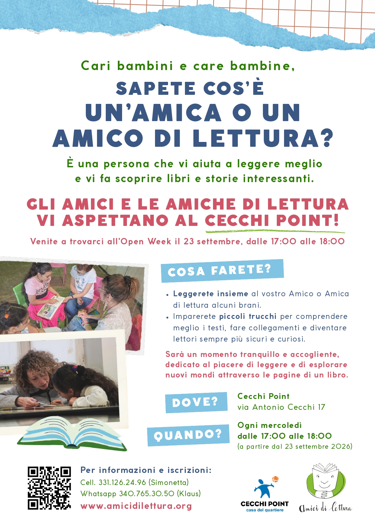 Laboratorio di lettura per Bambin* 6-12 -  Associazione Amici di Lettura