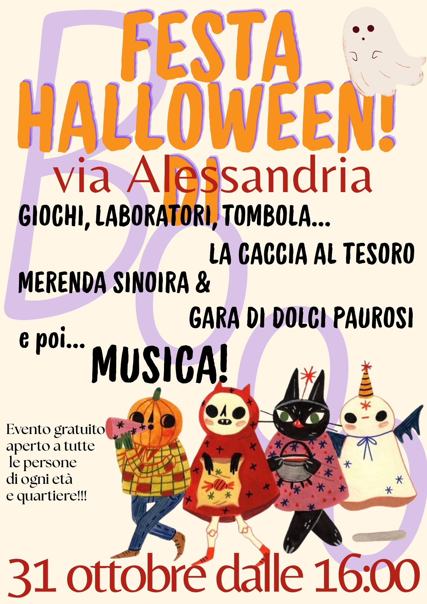 Festa di Halloween in Via Alessandria