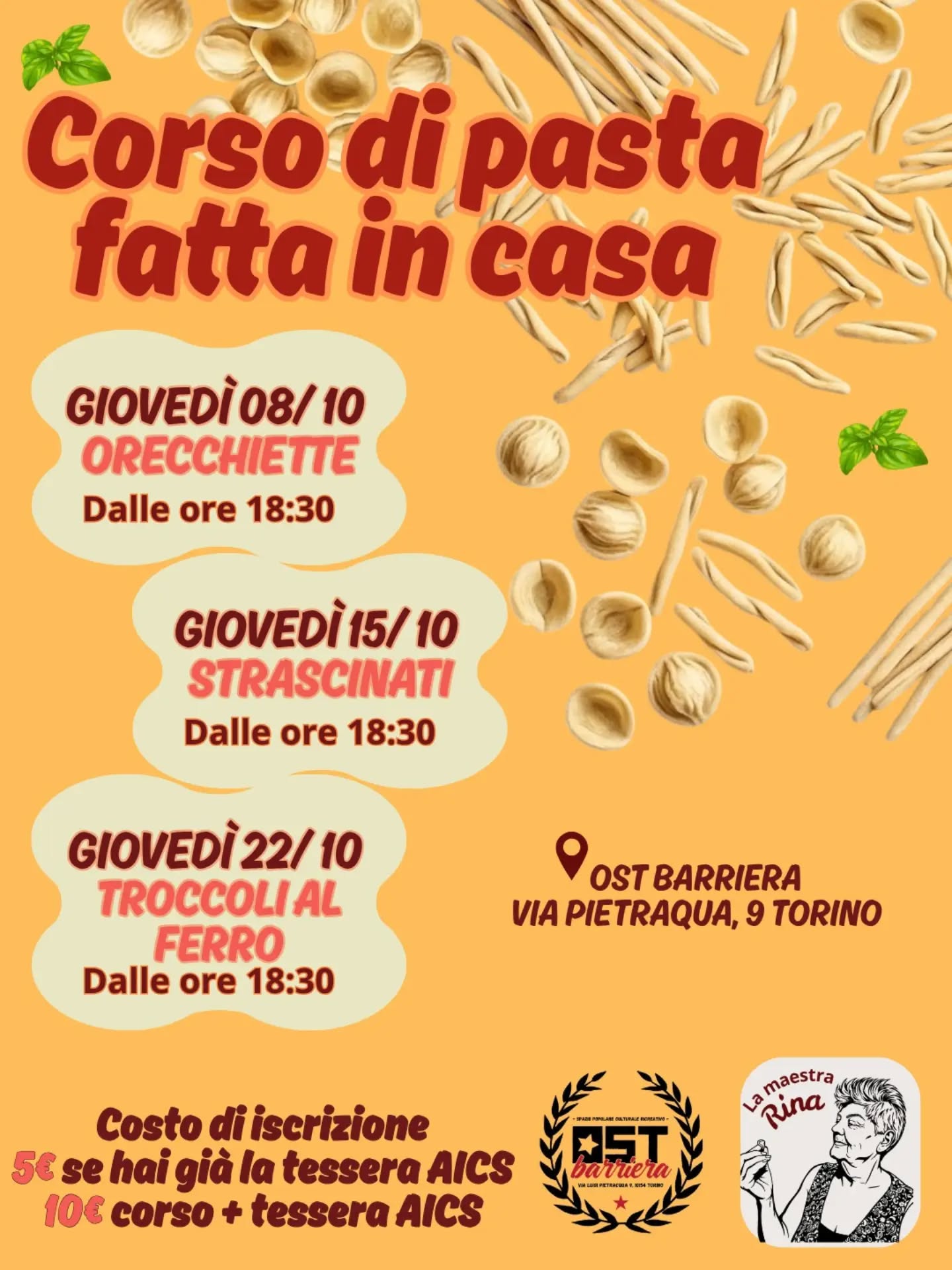 Corso di pasta fatta in casa